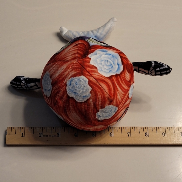 Sugar Skull Mermaid Round Floral Plush - Picture 7 of 11